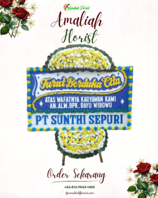 Papan Bunga Duka di Bruyadori