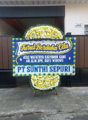 Papan Bunga Duka di Bruyadori