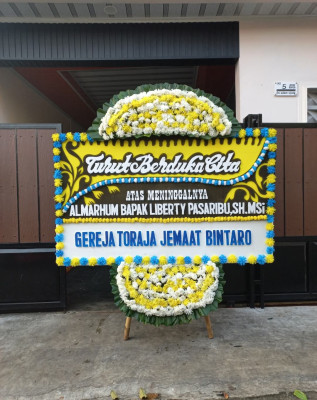 Papan Bunga Duka di Bruyadori