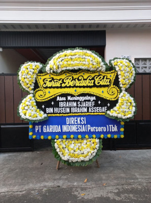 Papan Bunga Duka di Bruyadori