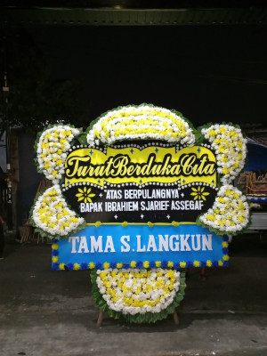 Papan Bunga Duka di Bruyadori
